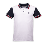 White men's polo shirt