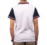 White men's polo shirt