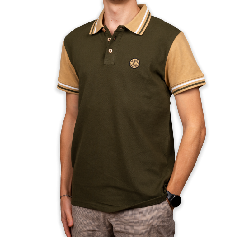 Obut Herren Polo Shirt khaki