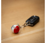 Vintage tricolour keyring