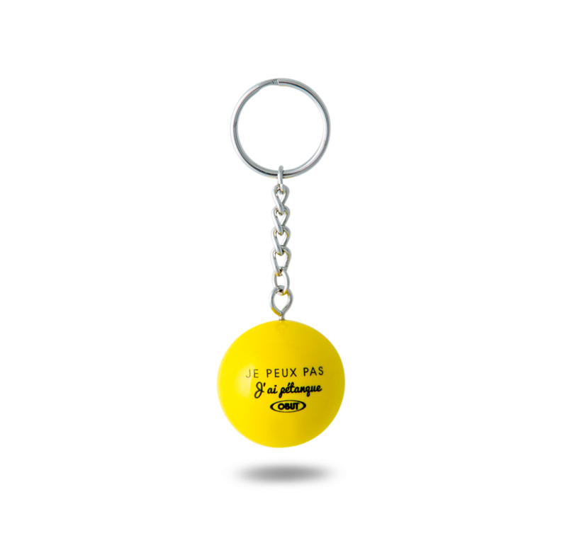 Je peux pas j'ai pétanque keyring