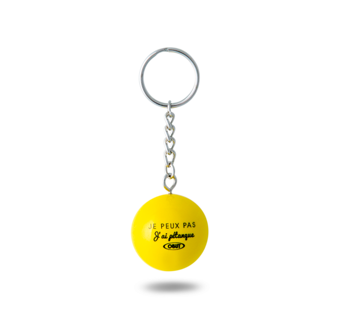 Je peux pas j'ai pétanque keyring