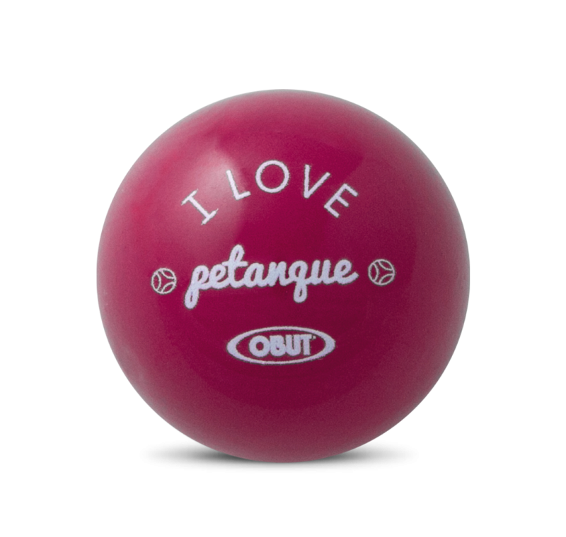 Boliche fucsia I love pétanque