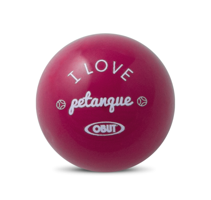 Boliche fucsia I love pétanque