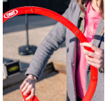 Red folding circle