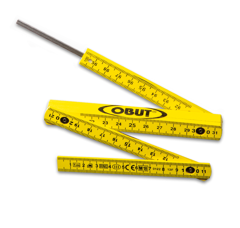 Yellow folding rule