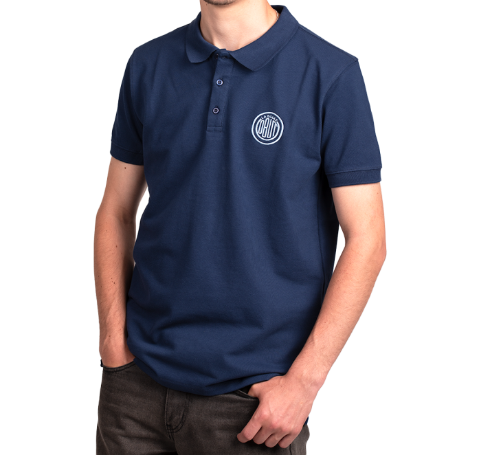 Herren-Polo-Shirt, blau