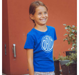 Kinder-T-Shirt blau