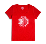 Röd t-shirt dam