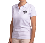 Frauen-Polo-Shirt, weiß