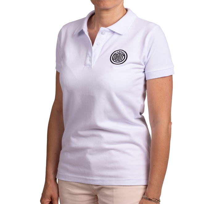 Frauen-Polo-Shirt, weiß