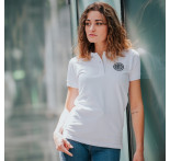 Frauen-Polo-Shirt, weiß