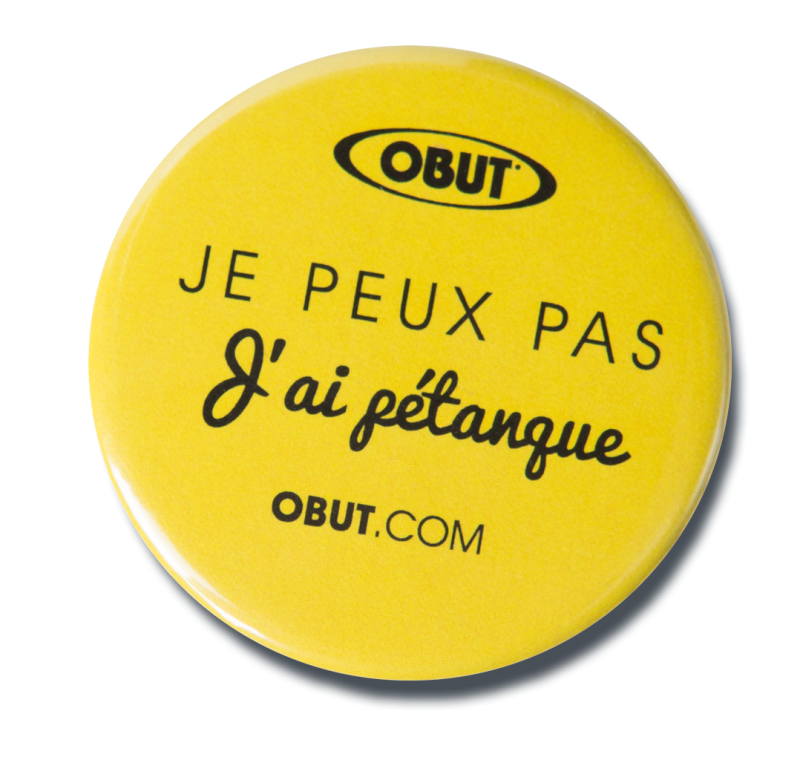 Badge Je peux pas j'ai...