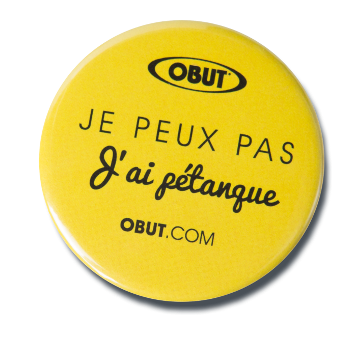 Badge Je peux pas j'ai...