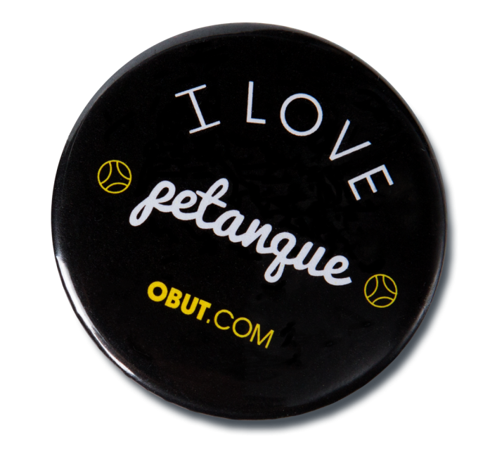 I love petanque badge