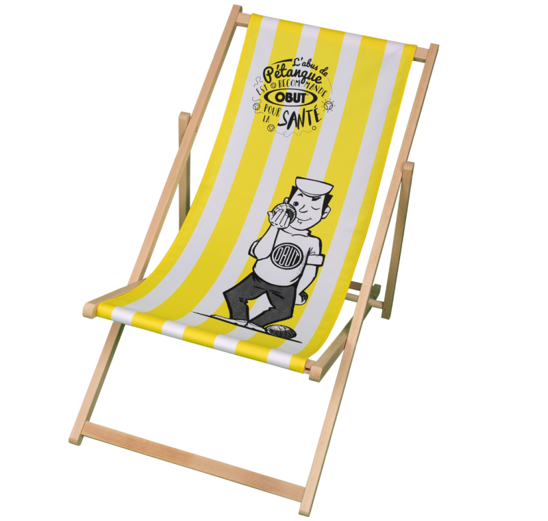 Vintage mascot deckchair